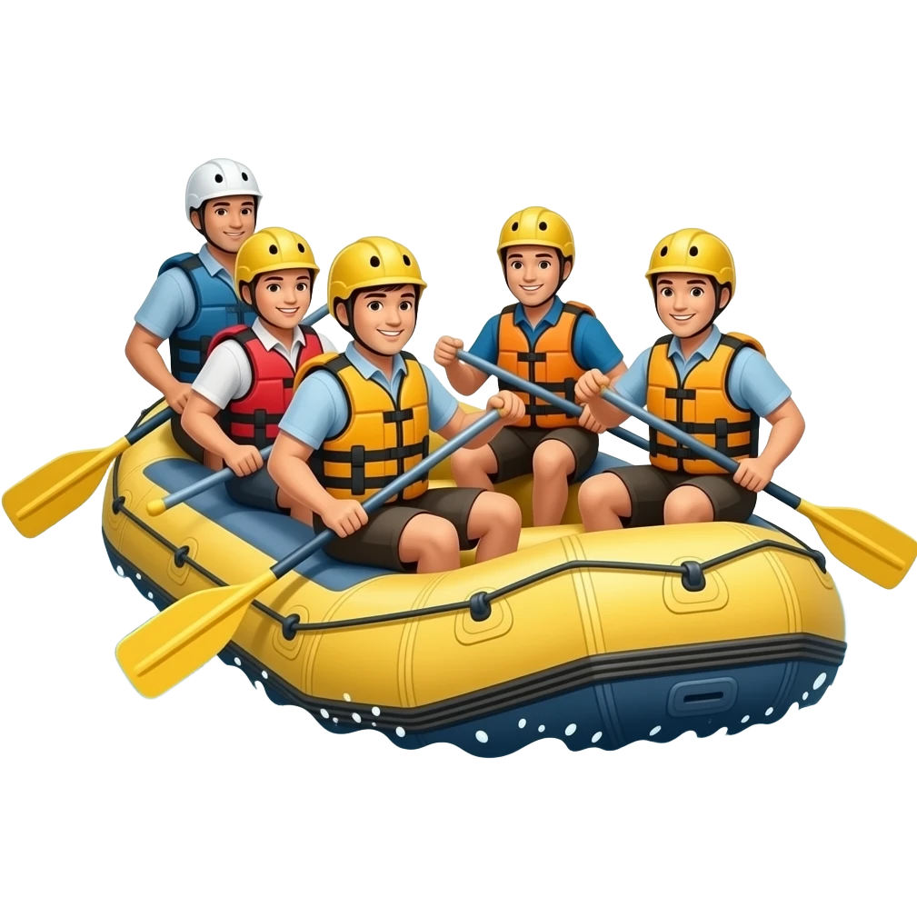 company rafting trip emoji