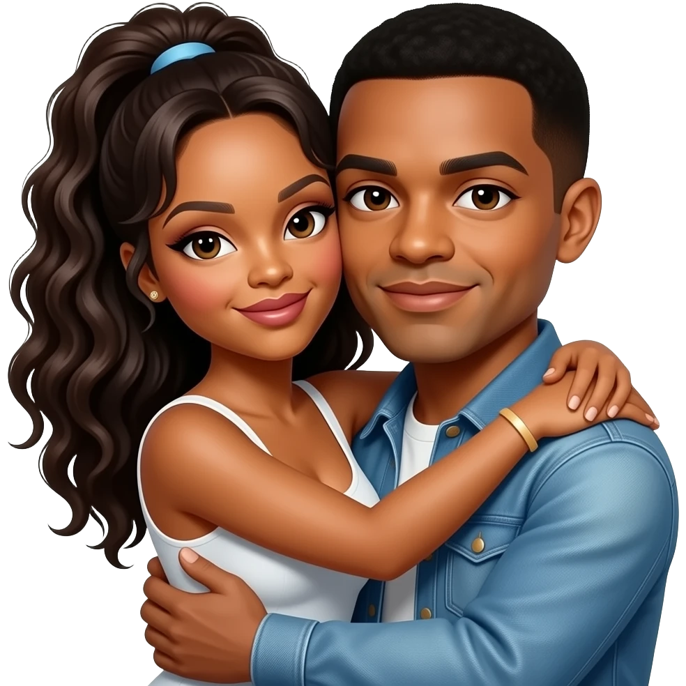 Rihanna hugging me emoji