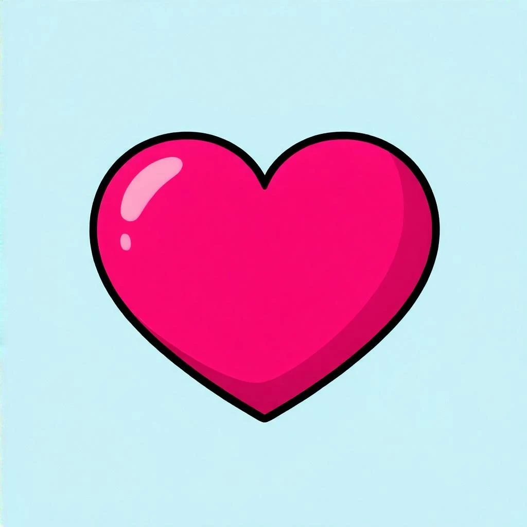 pink heart emoji emoji