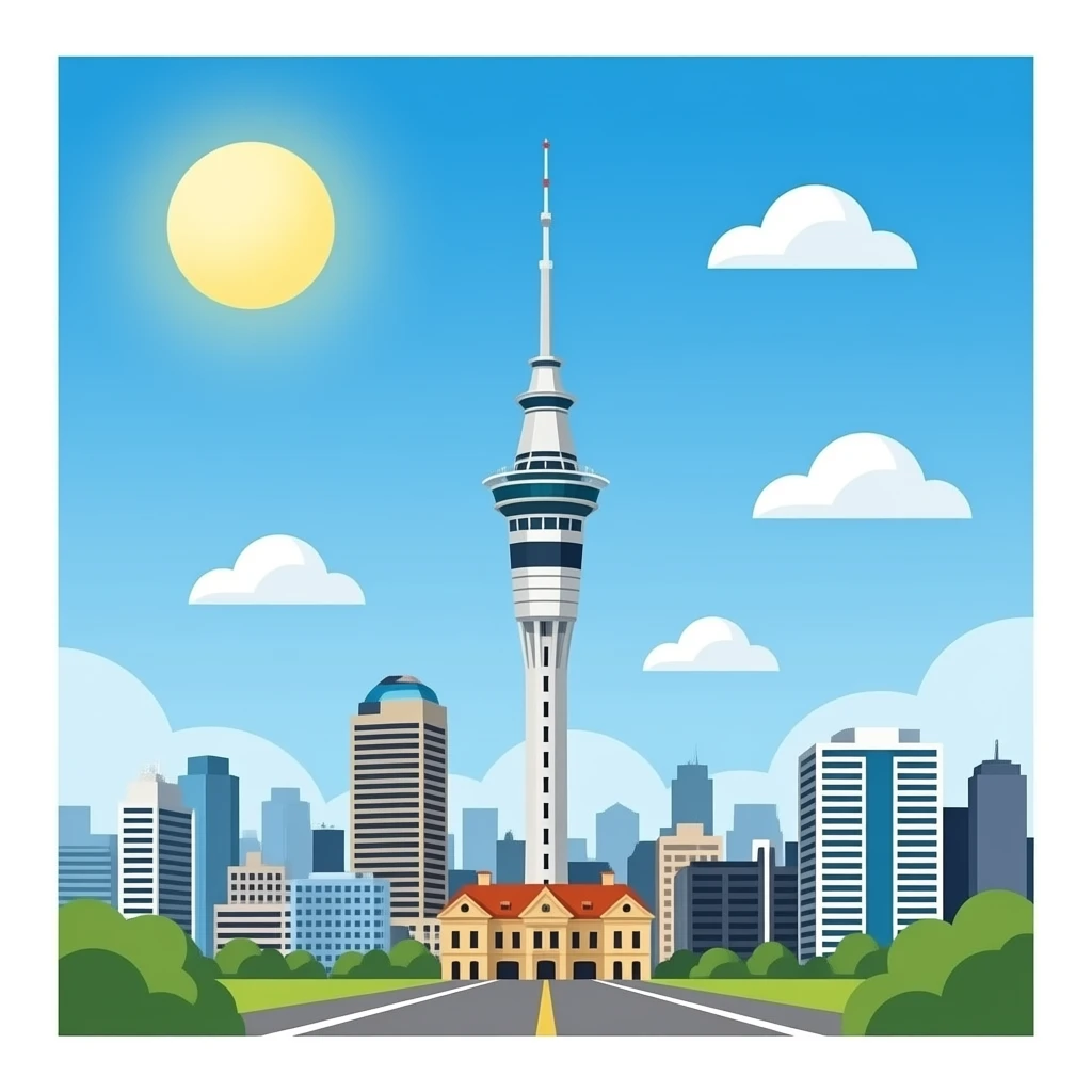 auckland sky tower emoji