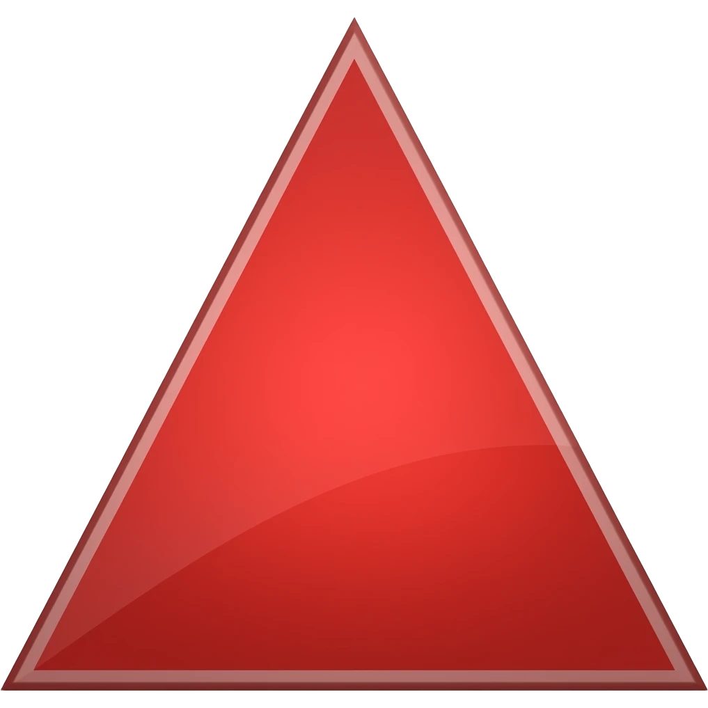 Red Triangle emoji