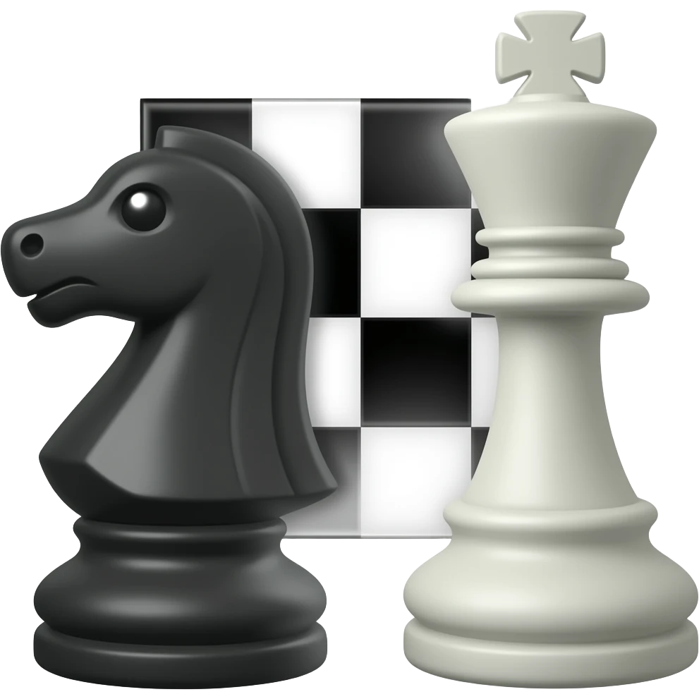 App logo for my game app that is about chess emoji