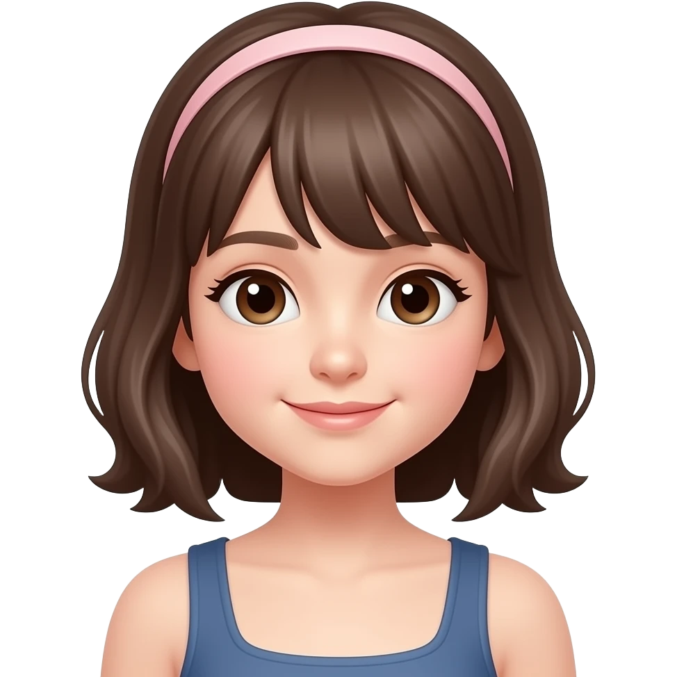 Cute girl emoji
