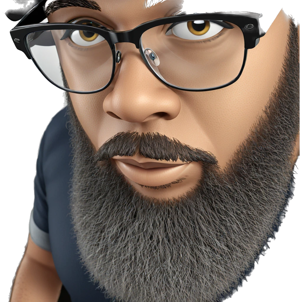 bearded boy in glasses emoji