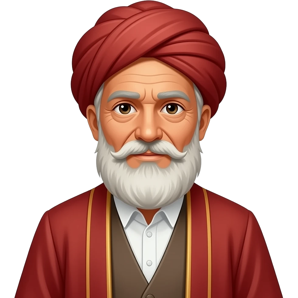 traditional Persian old man emoji