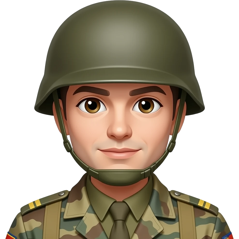 soldiers with helmet emoji