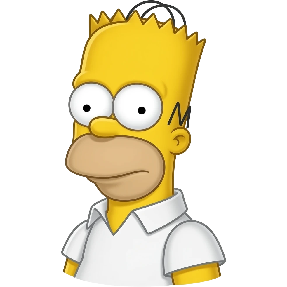 The Simpson Show: Bart Simpson emoji