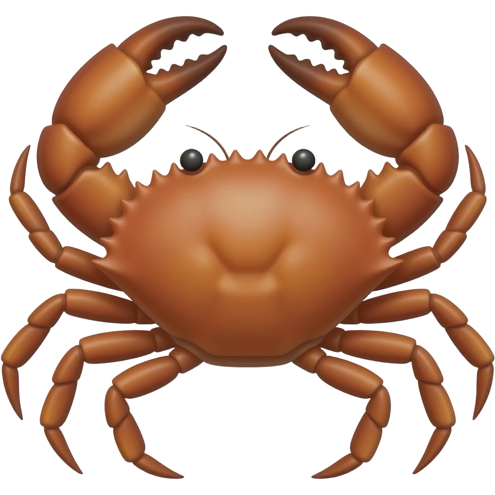 Mountain crab emoji