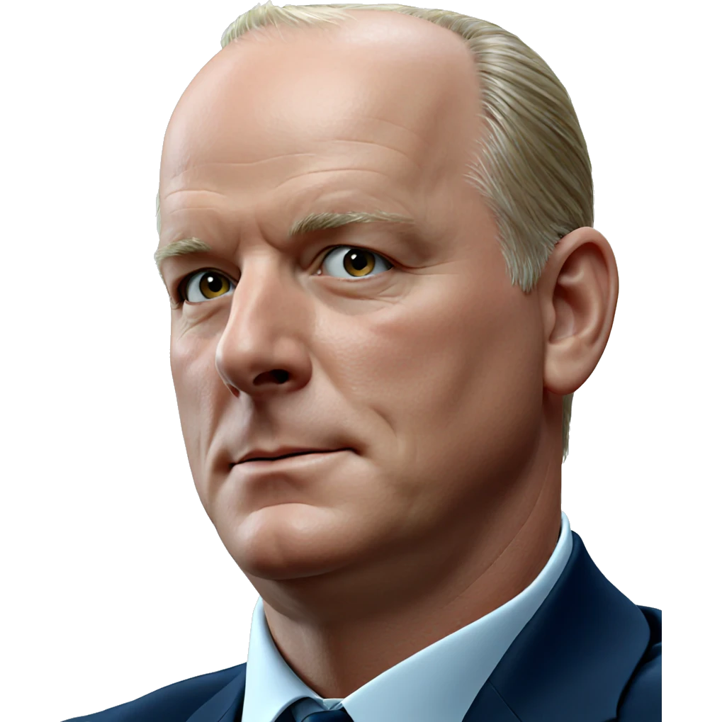 bald man in formal shirt emoji