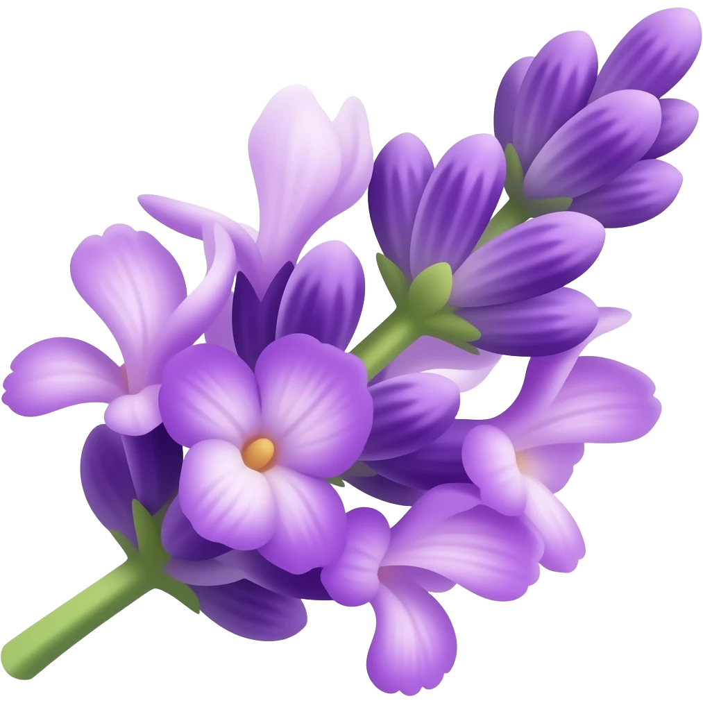 Lavender flower emoji