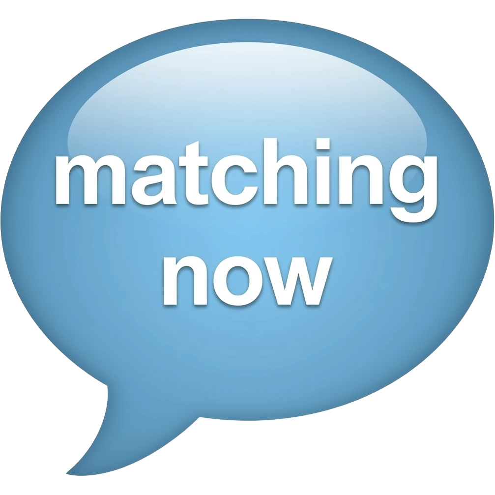 I want an emoji to say matching now emoji