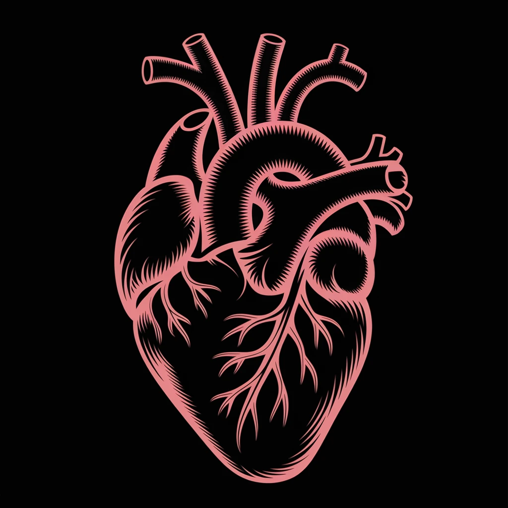 heart with a glowing ember core emoji