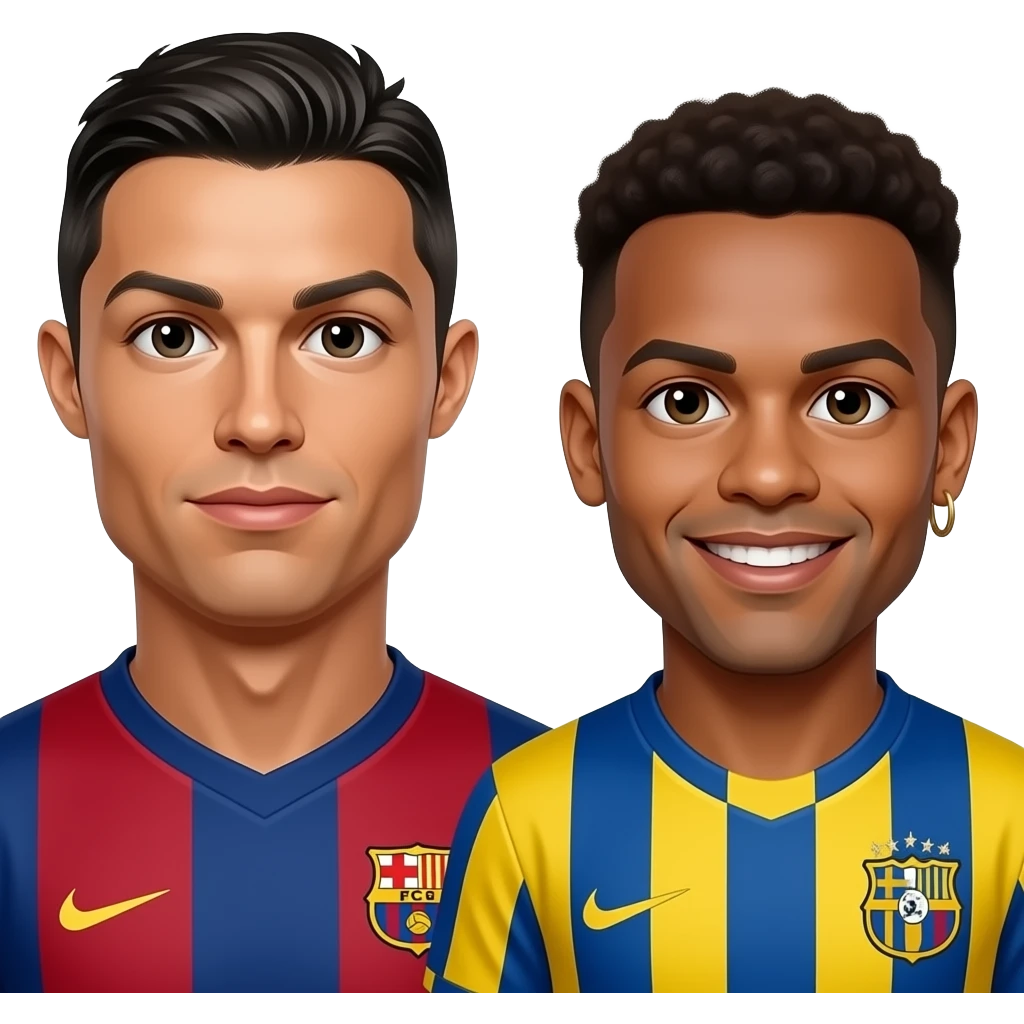 Make ronaldo with neymar emoji