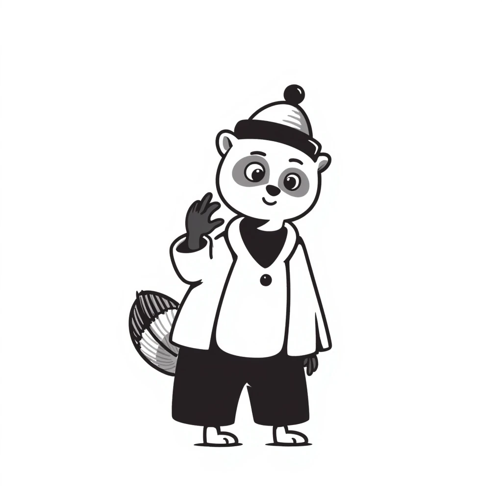 Raccoon emoji