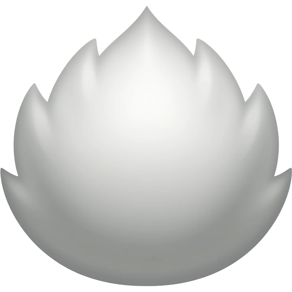 Gray rabbit tail emoji