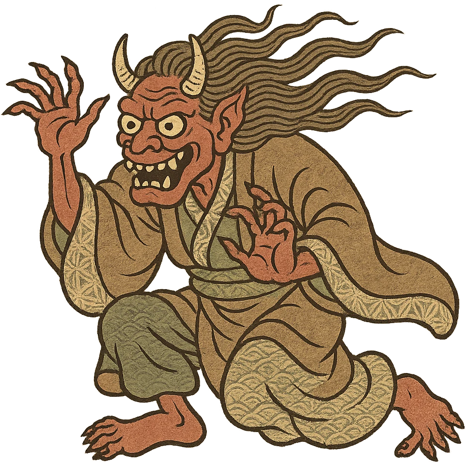 Dybbuk on transparent background emoji