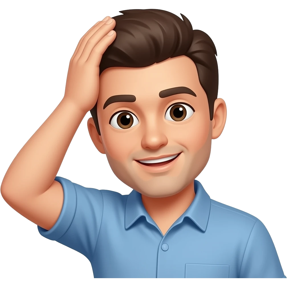 shook his head emoji