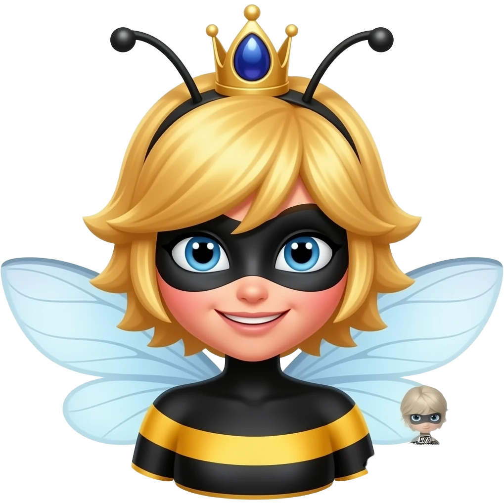Queen bee from miraculous emoji