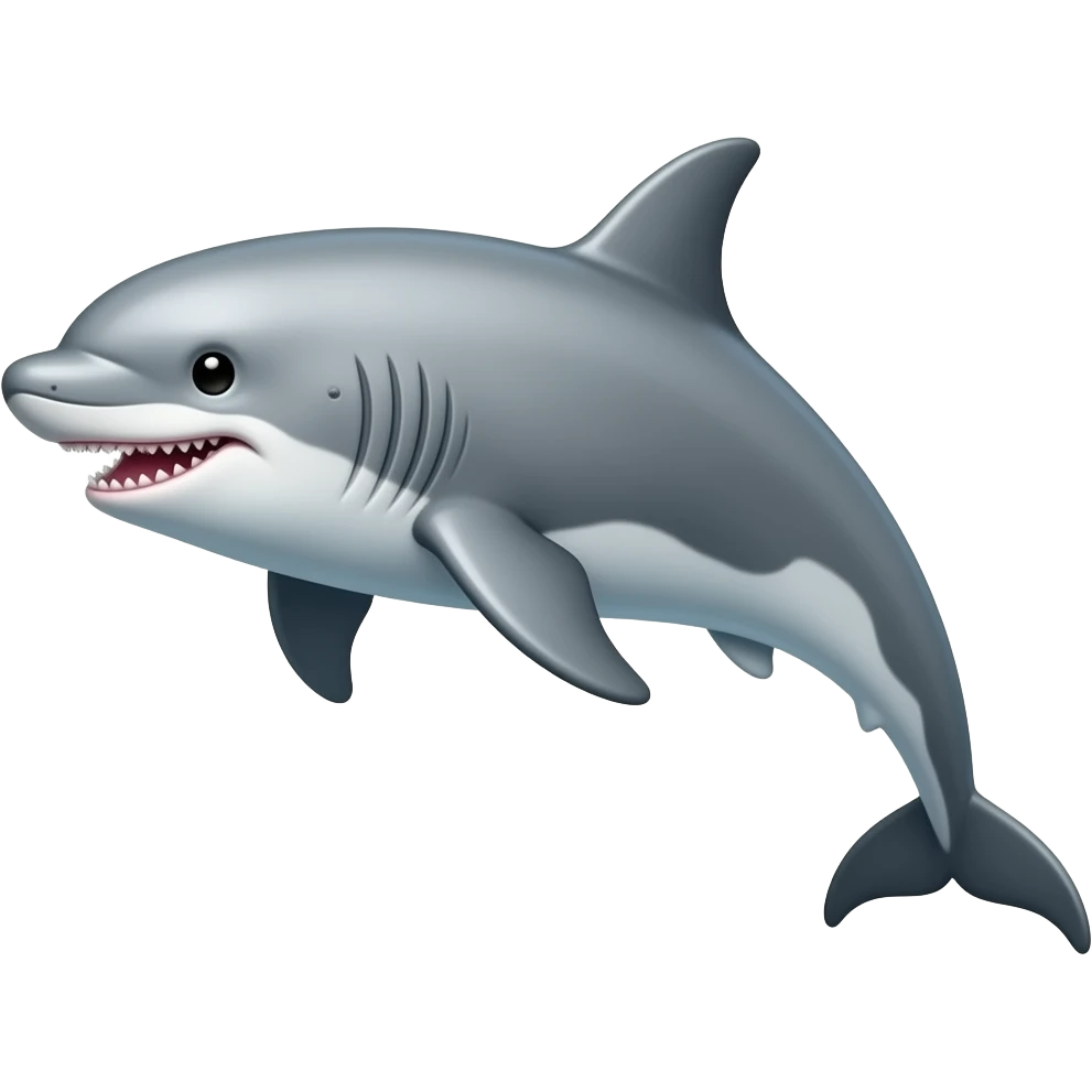 shark-whale-orca-dolphin-hybrid emoji