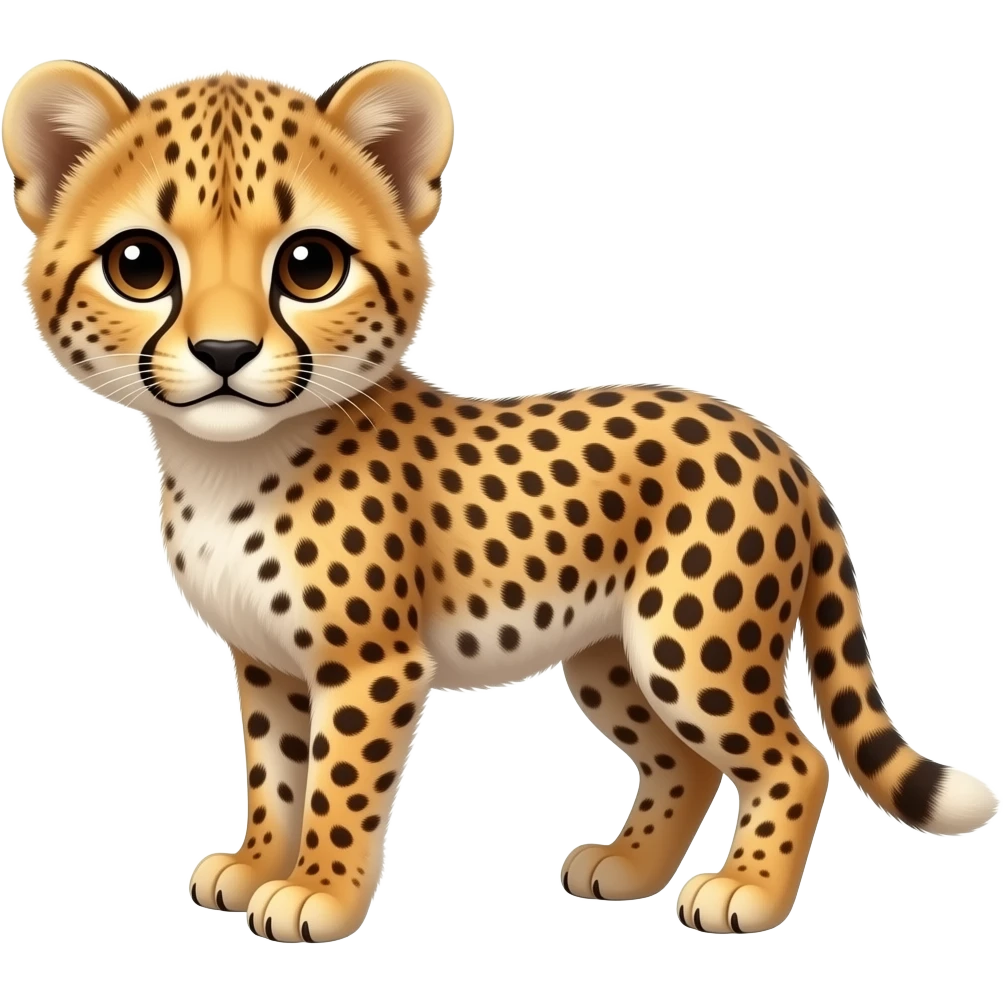 Cheetah cub emoji