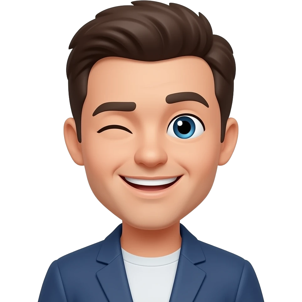 wink while smiling emoji