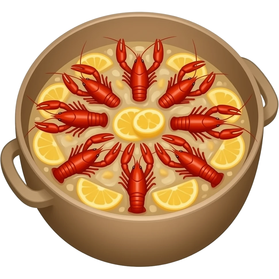 Crawfish boil emoji
