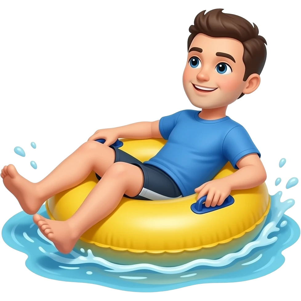 Tubing. Water tubing. emoji