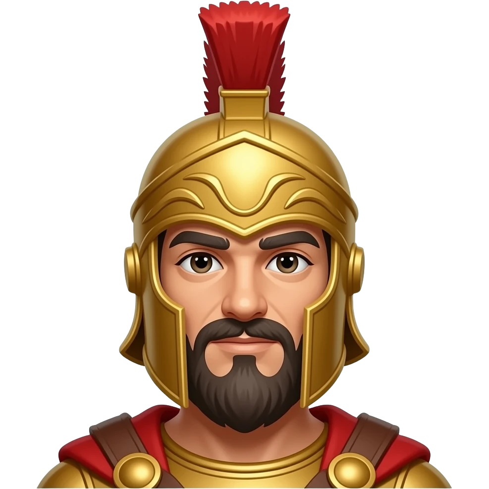Greek warrior emoji