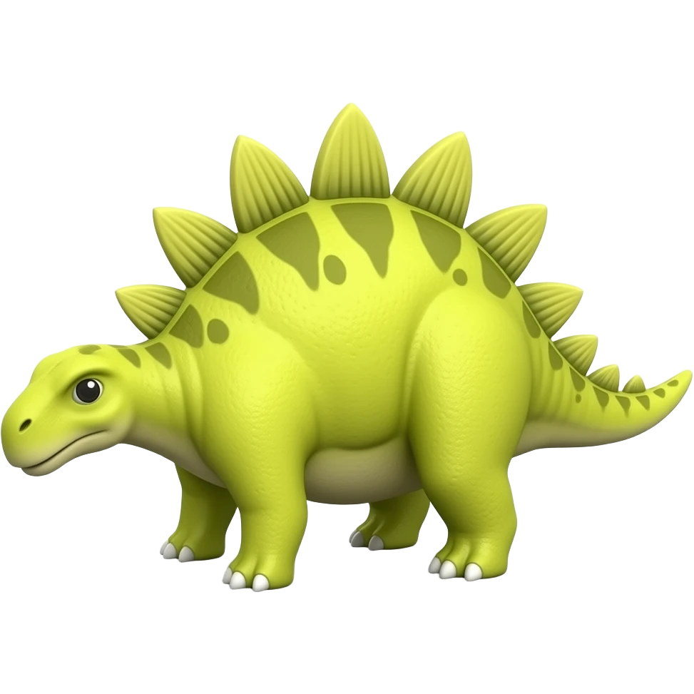 3d and he is yellow green and his name is mussaurus he is a prosauropod and very small emoji