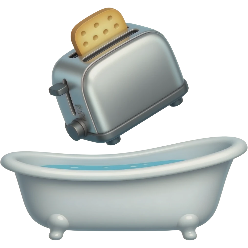 toaster bath emoji