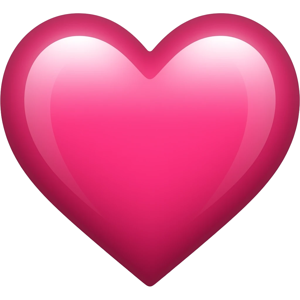 Pink heart emoji
