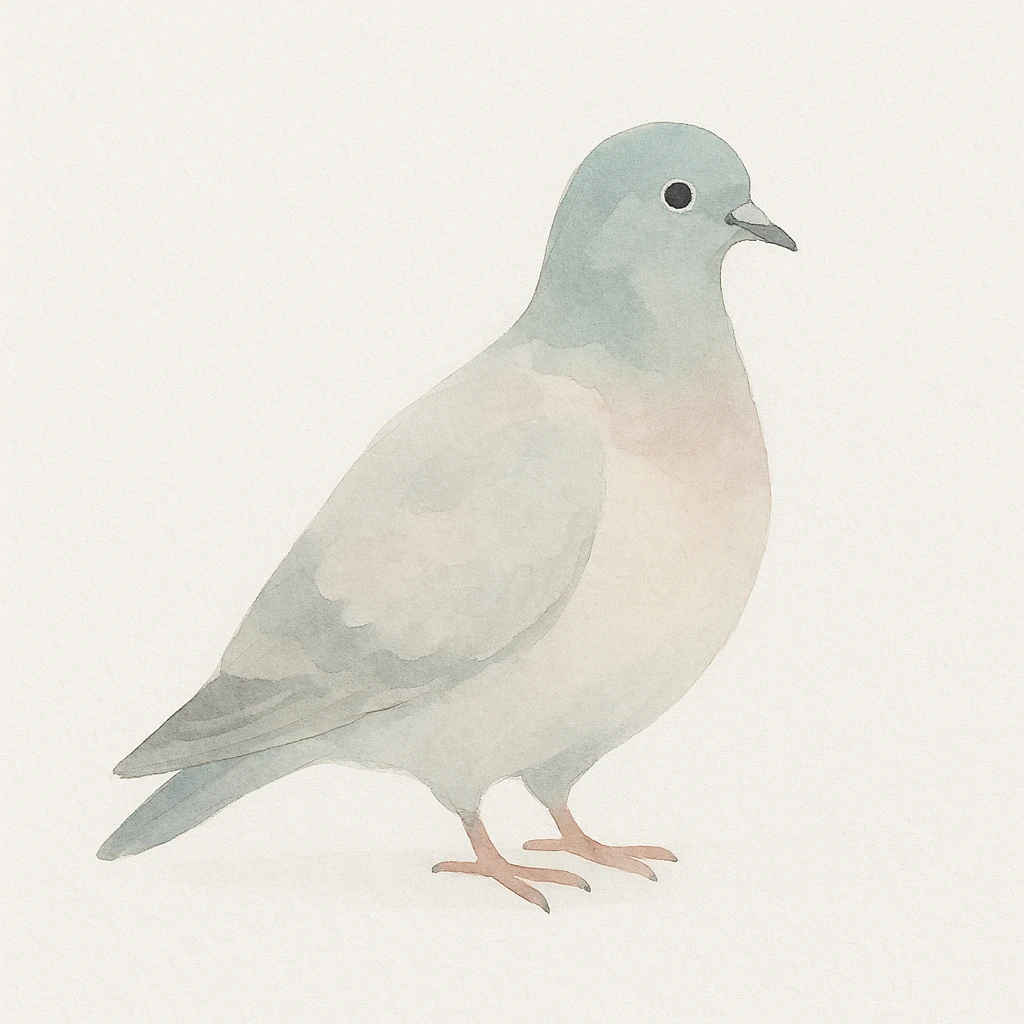 realistic pigeon emoji