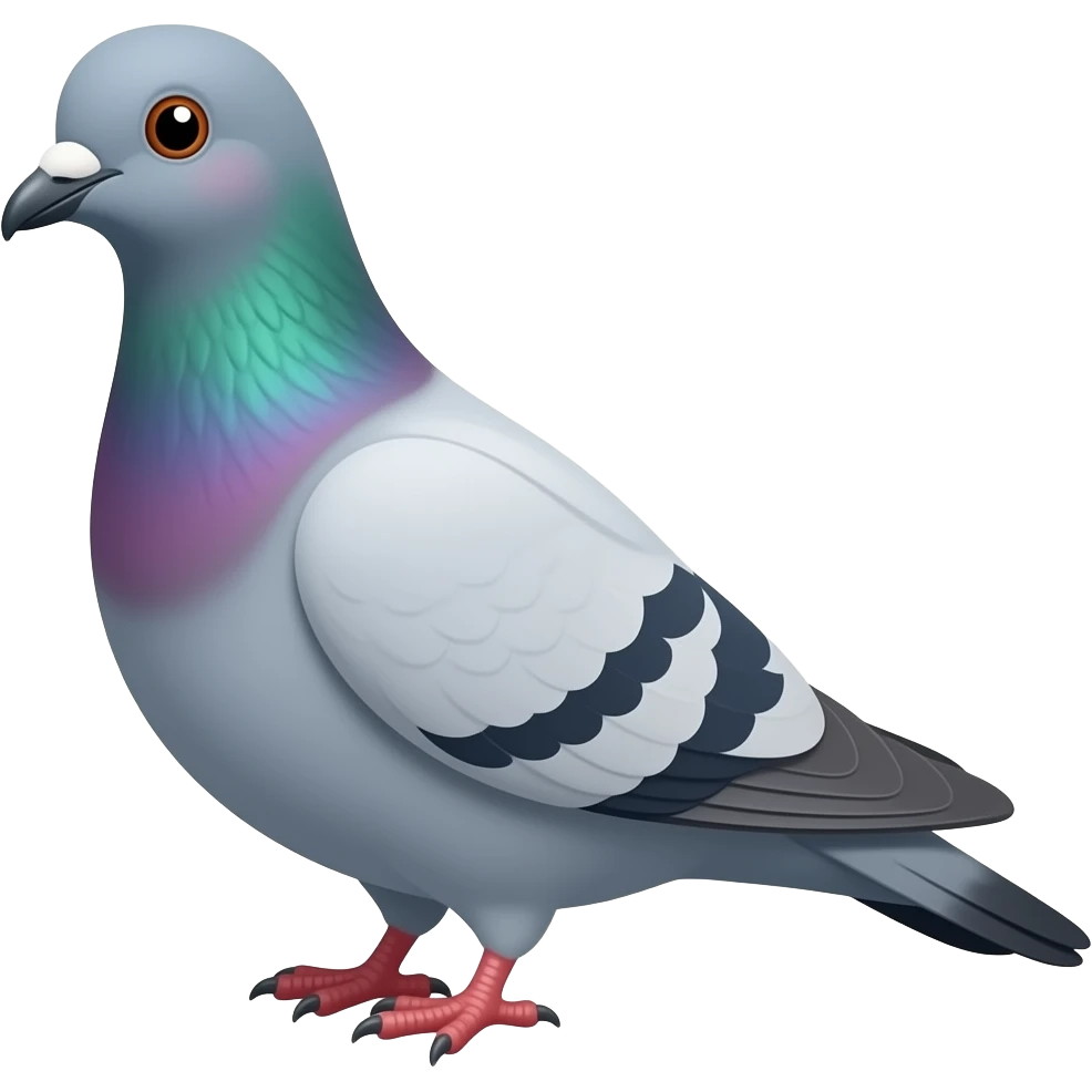 Cartoon dove emoji