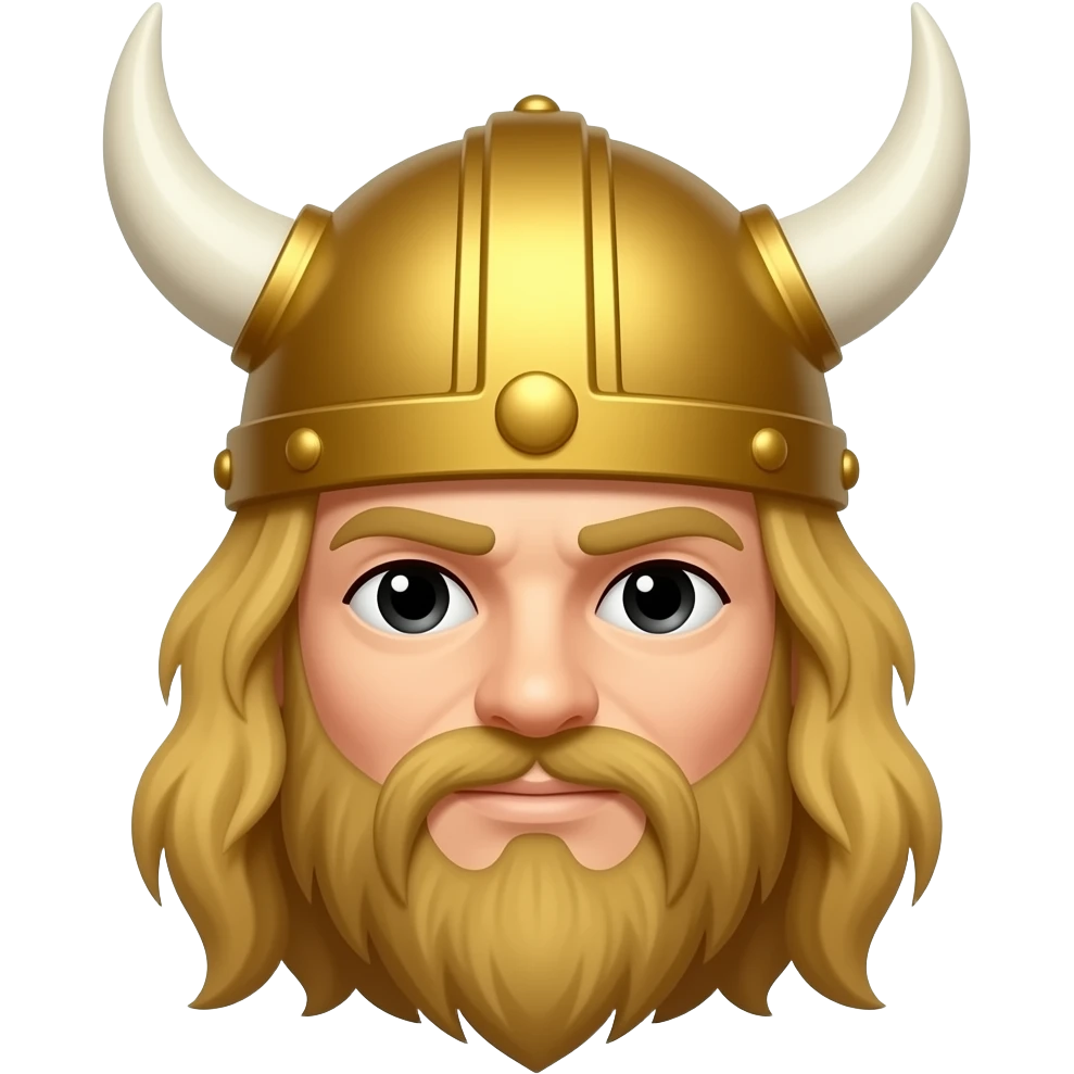 yellow viking head emoji
