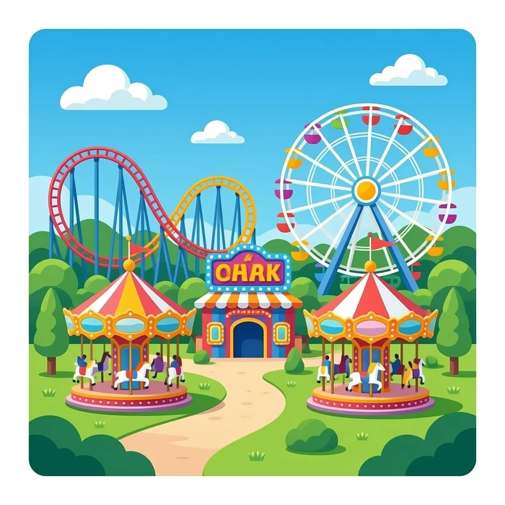 amusement park called Qiqi emoji