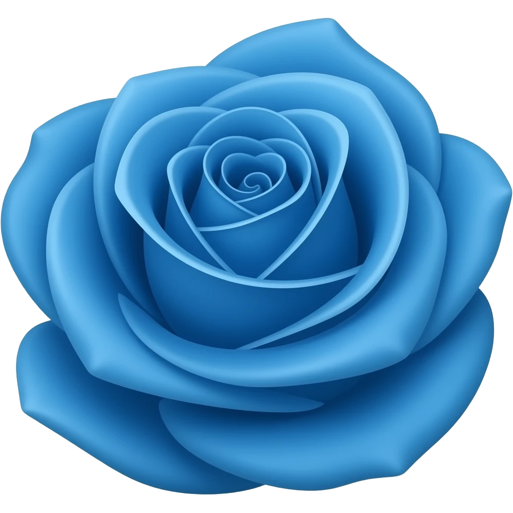 Blue rose 🌹 emoji