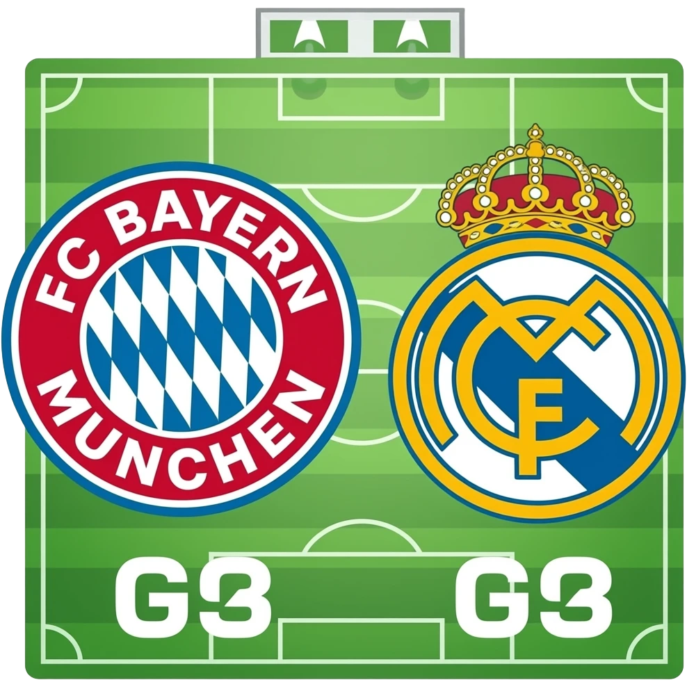 Sieg FC Bayern münchen  gegen Real madrid emoji