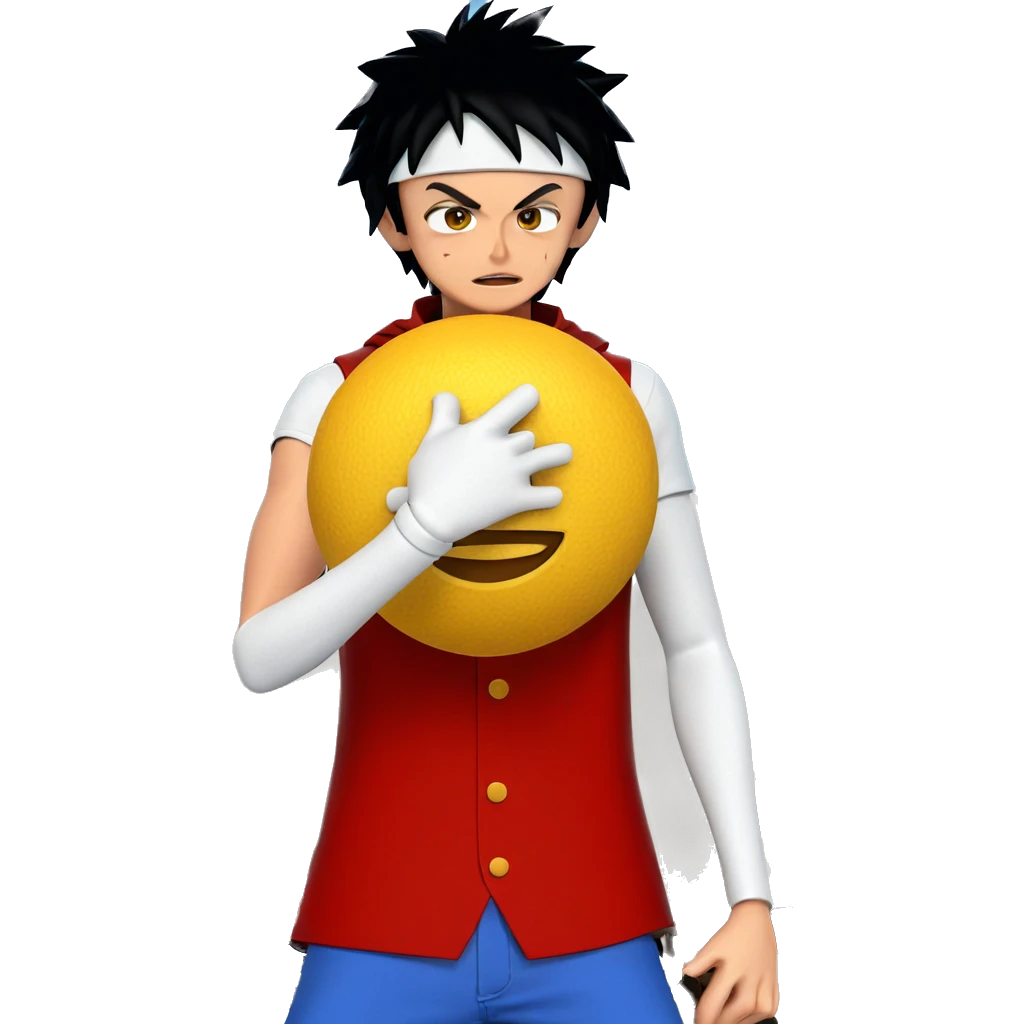 sword-wielding boys with hats emoji