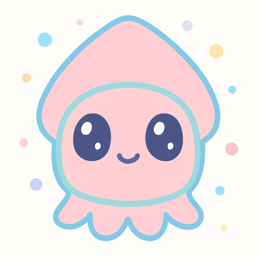 squid game mask, kawaii style emoji