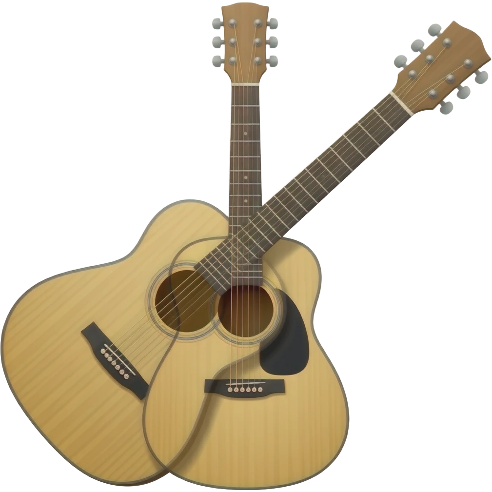 Para whatsApp emoji de guitarra de madera emoji