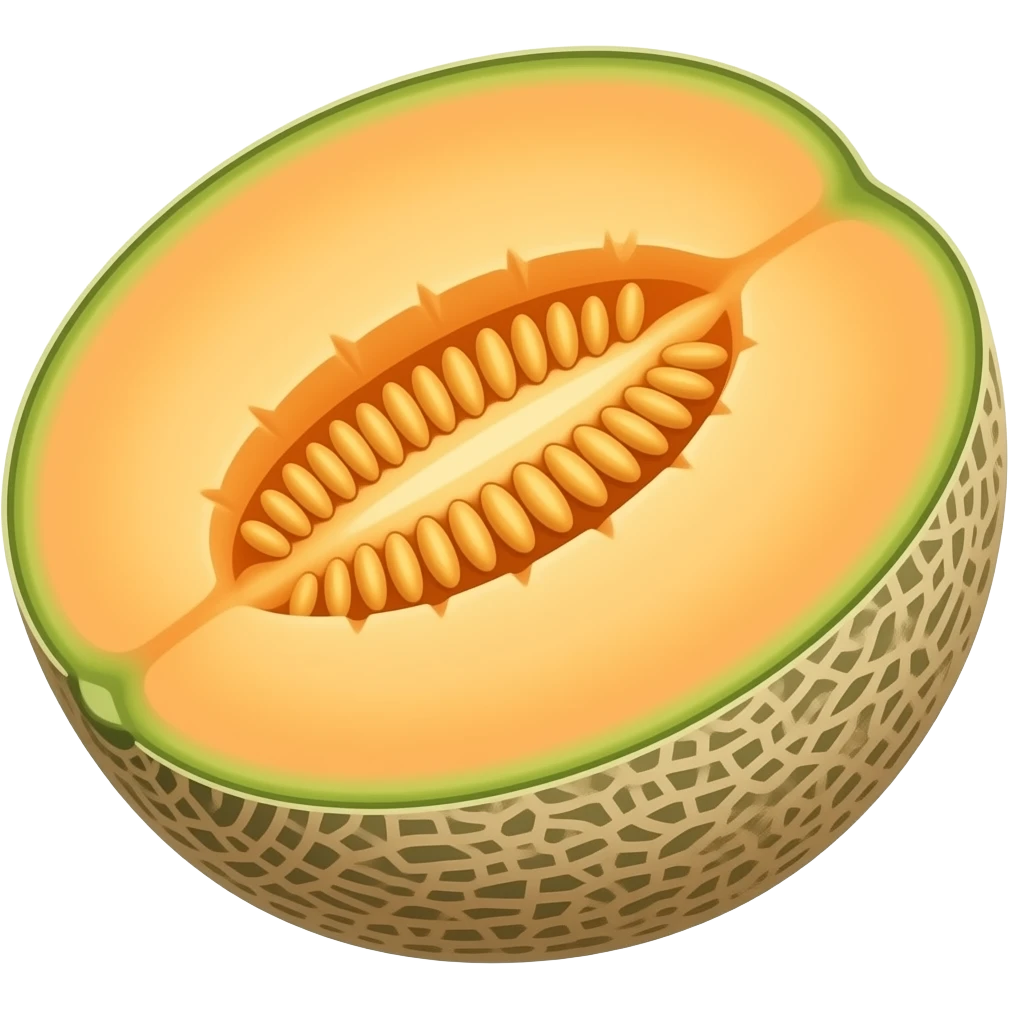 Cantaloupe emoji