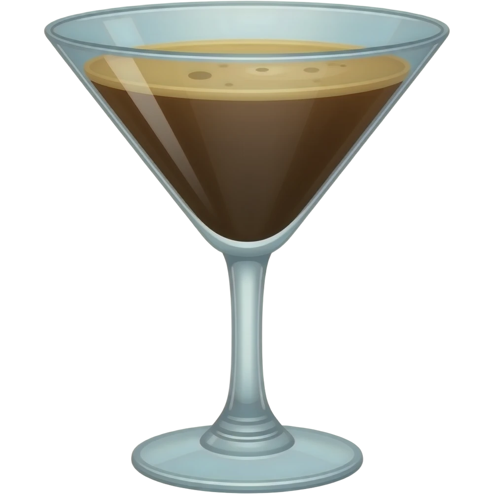 Espresso martini glass emoji