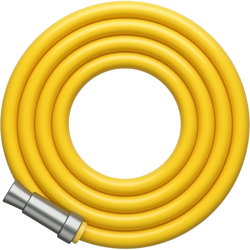 Yellow hose emoji