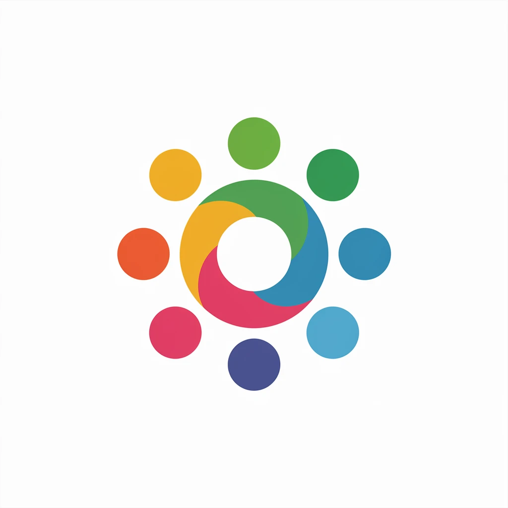 make a colorful logo of "Ideogram" emoji