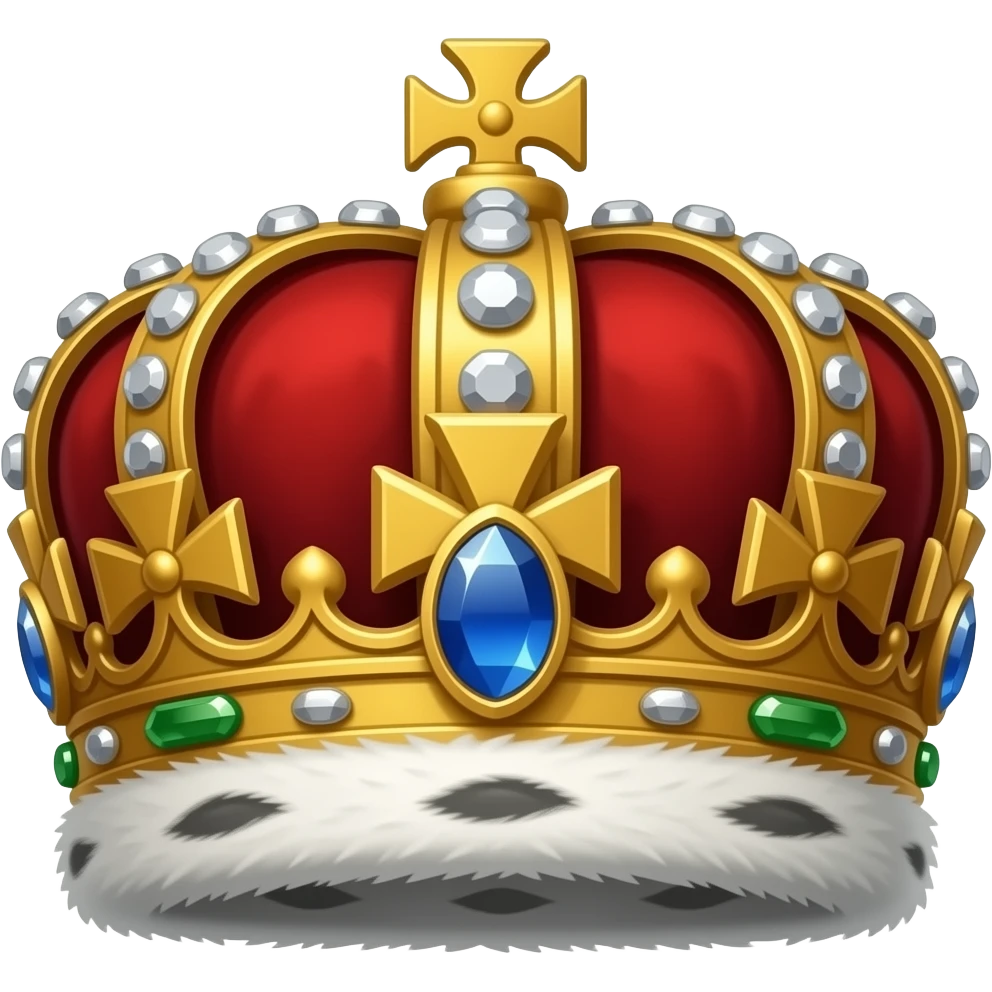 Corona laureada imperial de oro y diamantes del dios Emperador de Warhammer 40k emoji