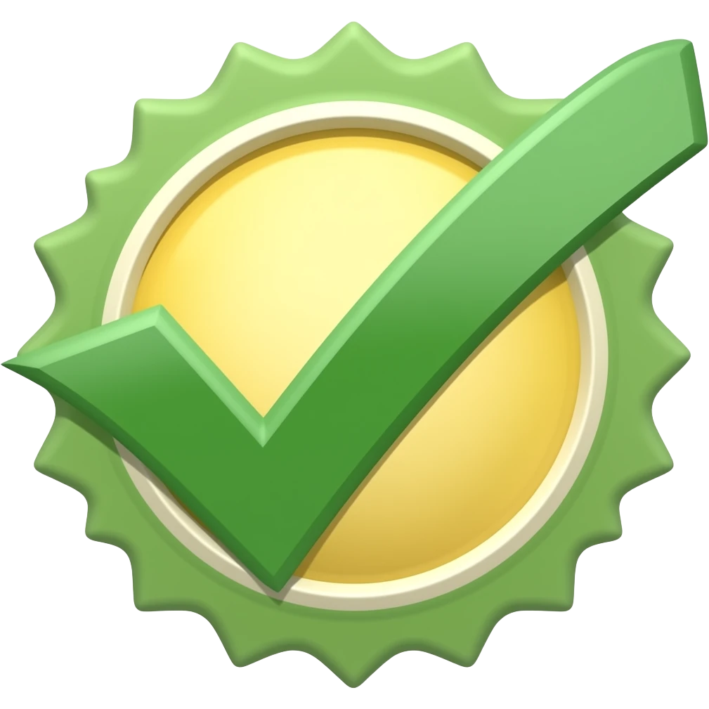 Verified badge emoji