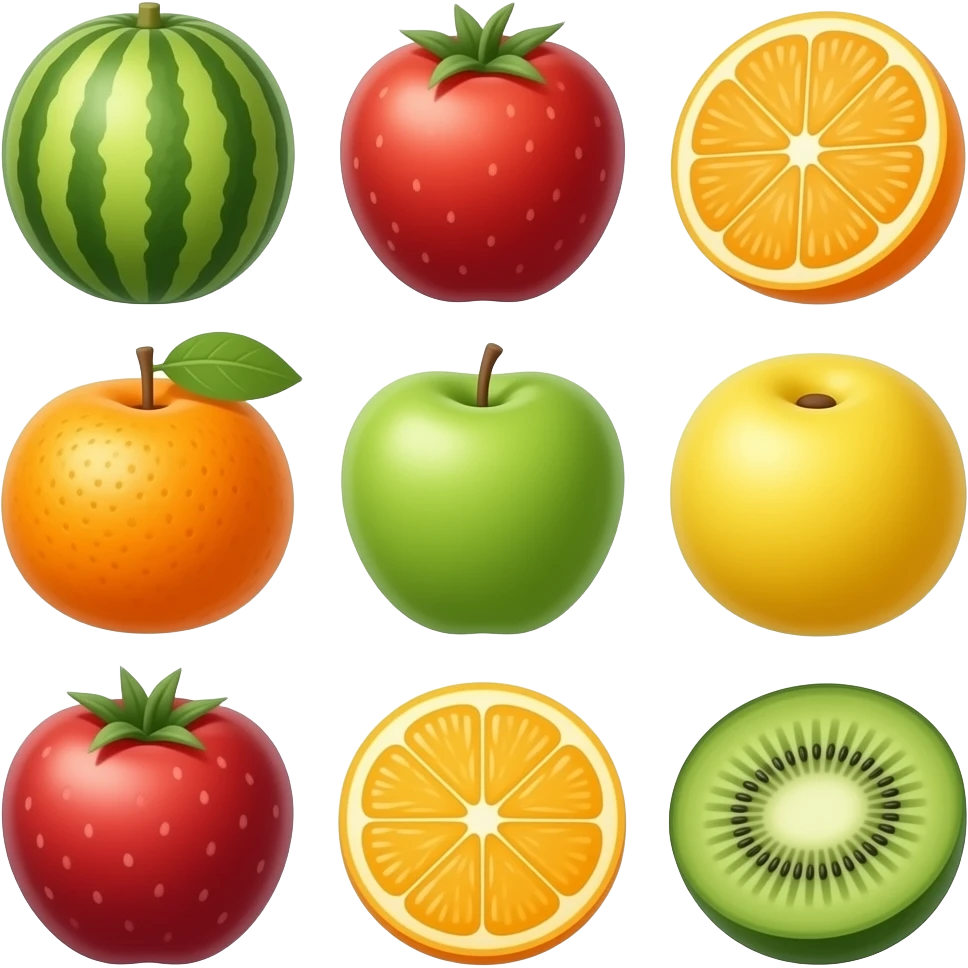 Fruits emoji