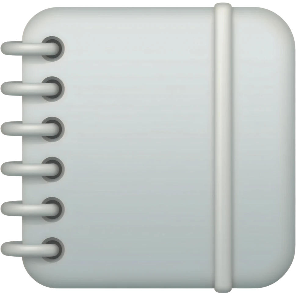 white journal emoji