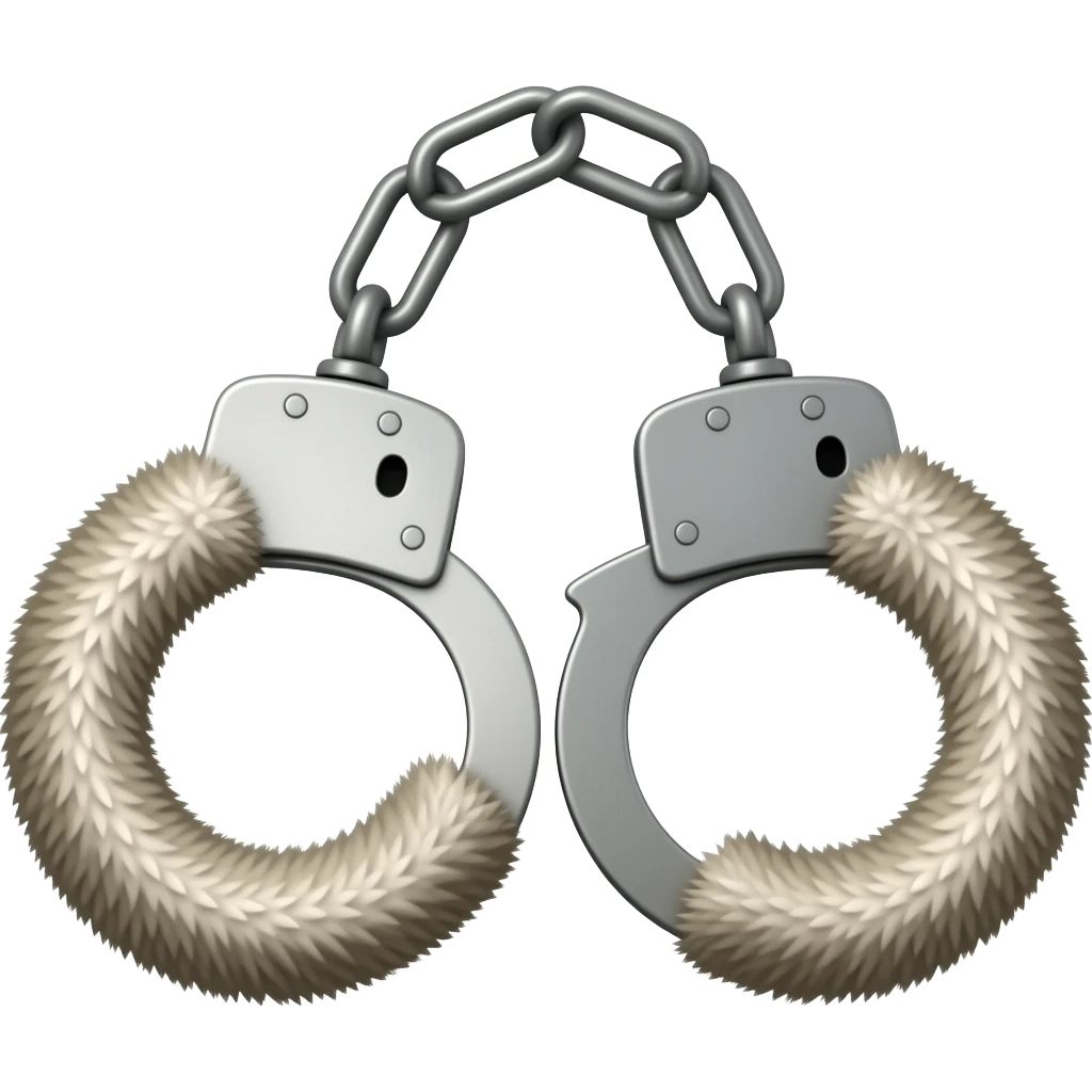 Furry handcuffs emoji