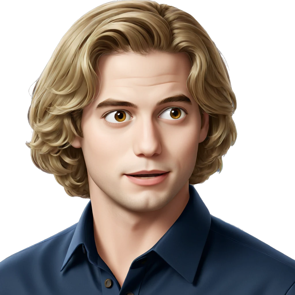 happy boy in collared shirt emoji